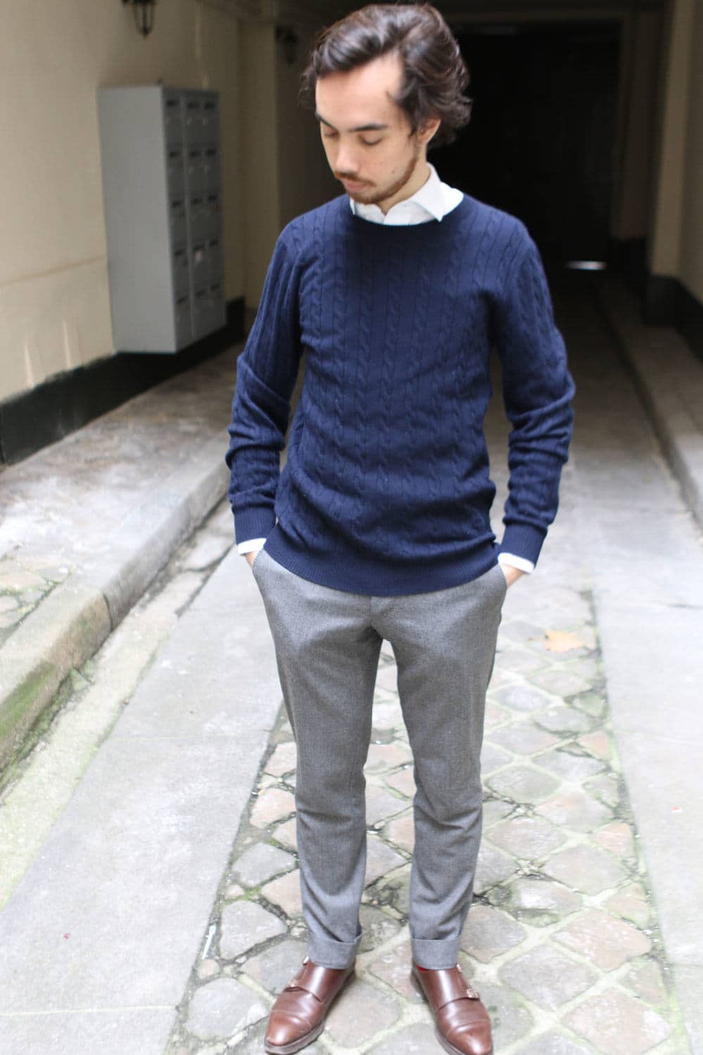 test-pull-homme-col-rond-cachemire-torsade-tenue