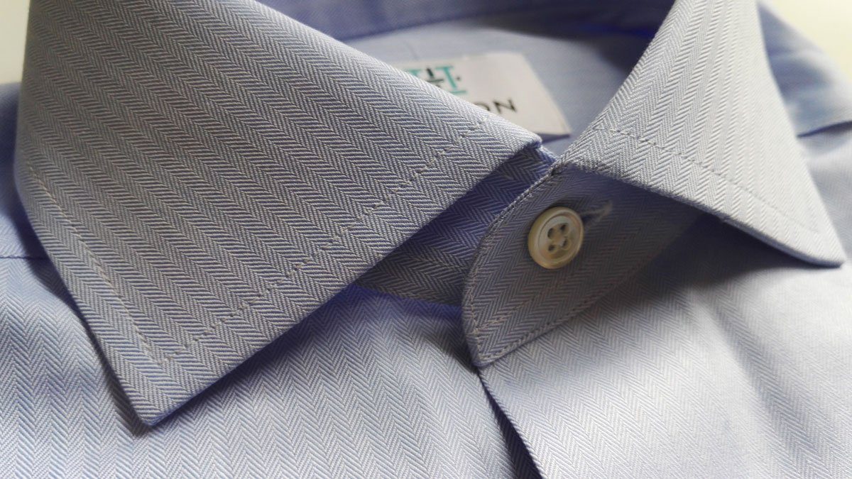 tenue business parfaite test cotton society chemise homme mesure col montage italien