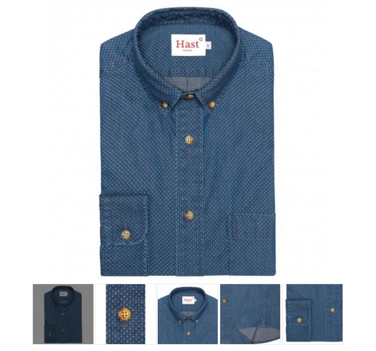 guide-ultime-chemise-casual-homme-hast-pois-denim