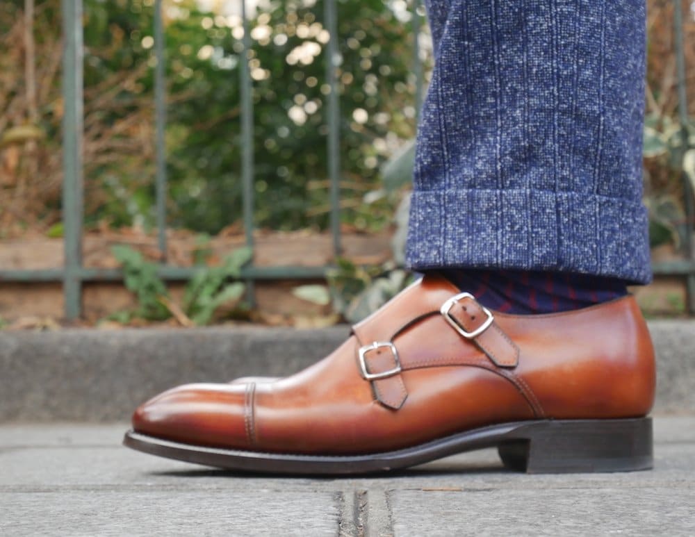test-carlos-santos-chaussures-homme-double-boucles-style-profil