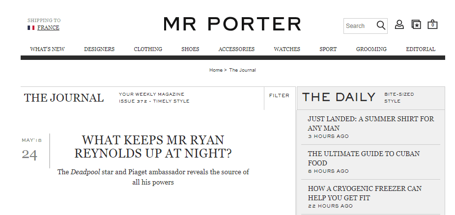MR Porter