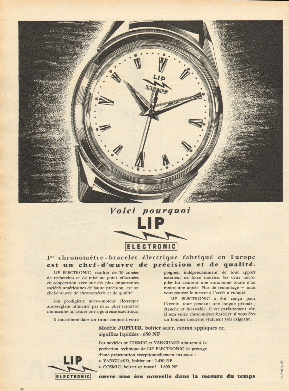 Lip R25 R253 Ord & Superchoc Axe De Balancier Balance Staff