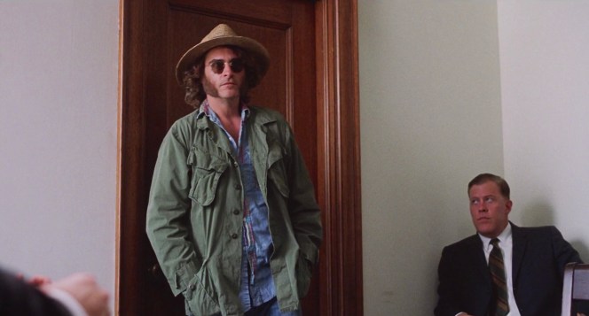 Joaquin Phoenix as Doc Sportello in Inherent Vice (2014)