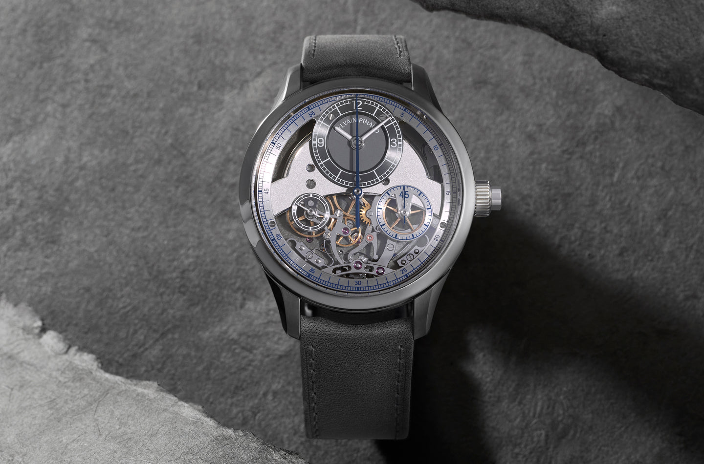 Chronograph Monopoussoir Sylvain Pinaud x Massena LAB