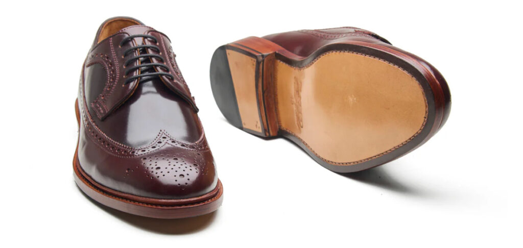 Détail du BLKBRD Barrister Longwing Shell Cordovan