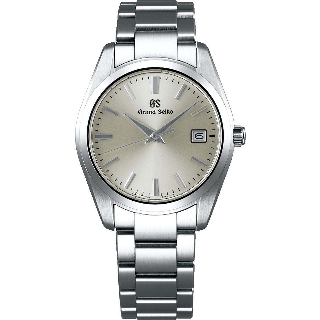 Grand Seiko SBGX059 (equivalente alla SBGX263 moderna illustrata qui): quarzo 9F da 37 mm, quadrante crema e data