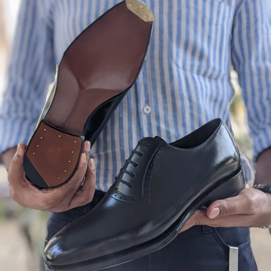 Détail cambrure Straight Tip Oxford Founders 25