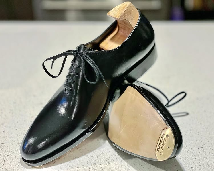 Détail du cuir du BLKBRD Constance-X Wholecut