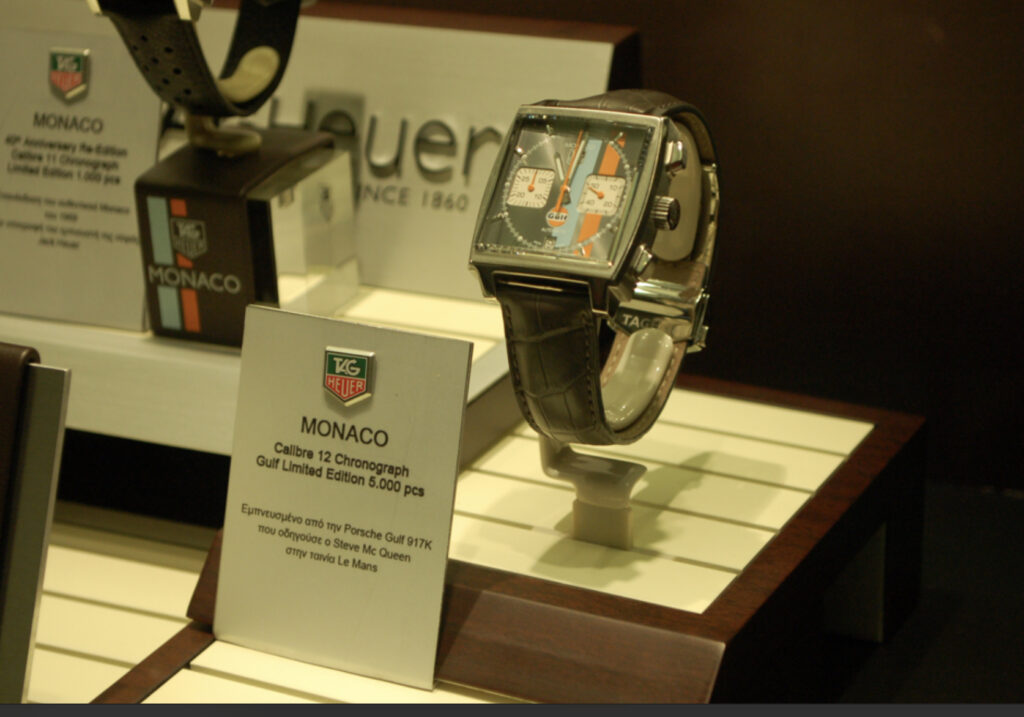 TAG Heuer Monaco, la montre de Steve McQueen dans Le Mans