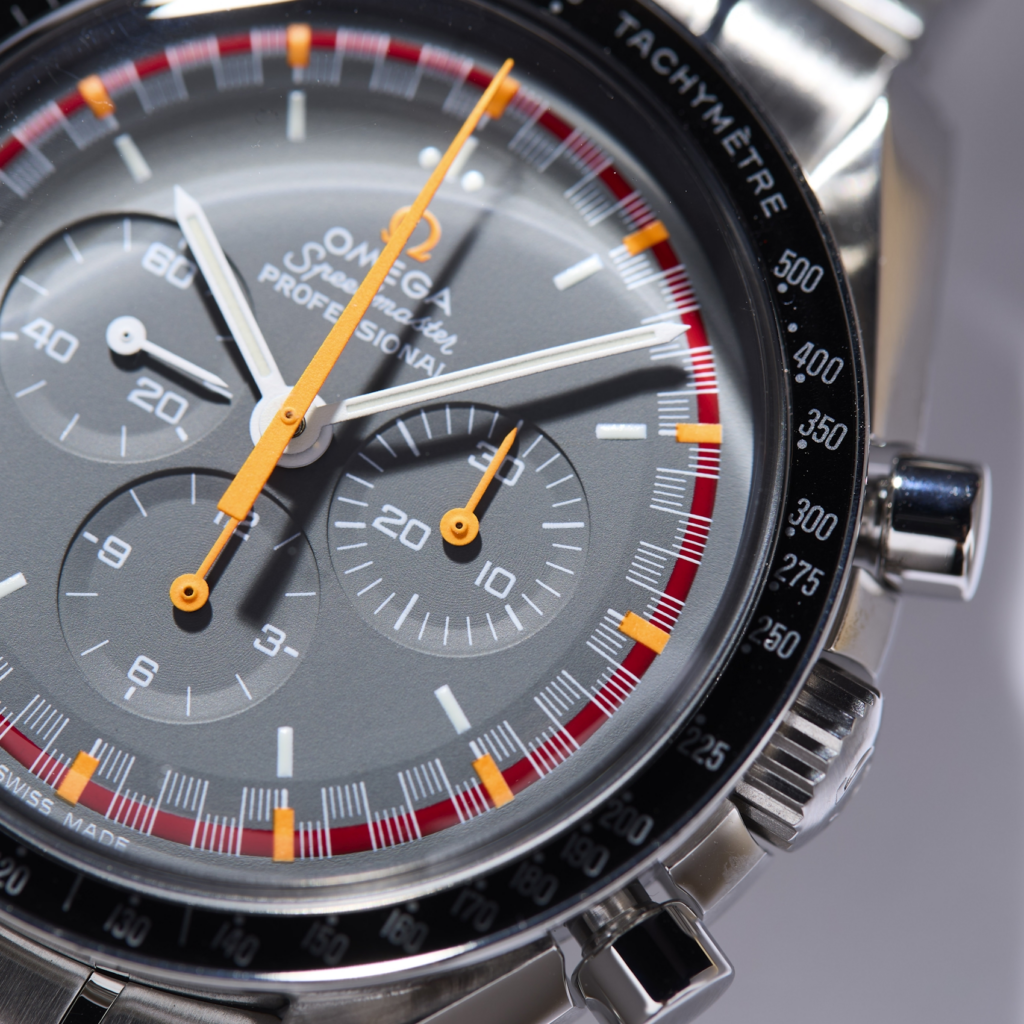 Omega Speedmaster Racing dial.